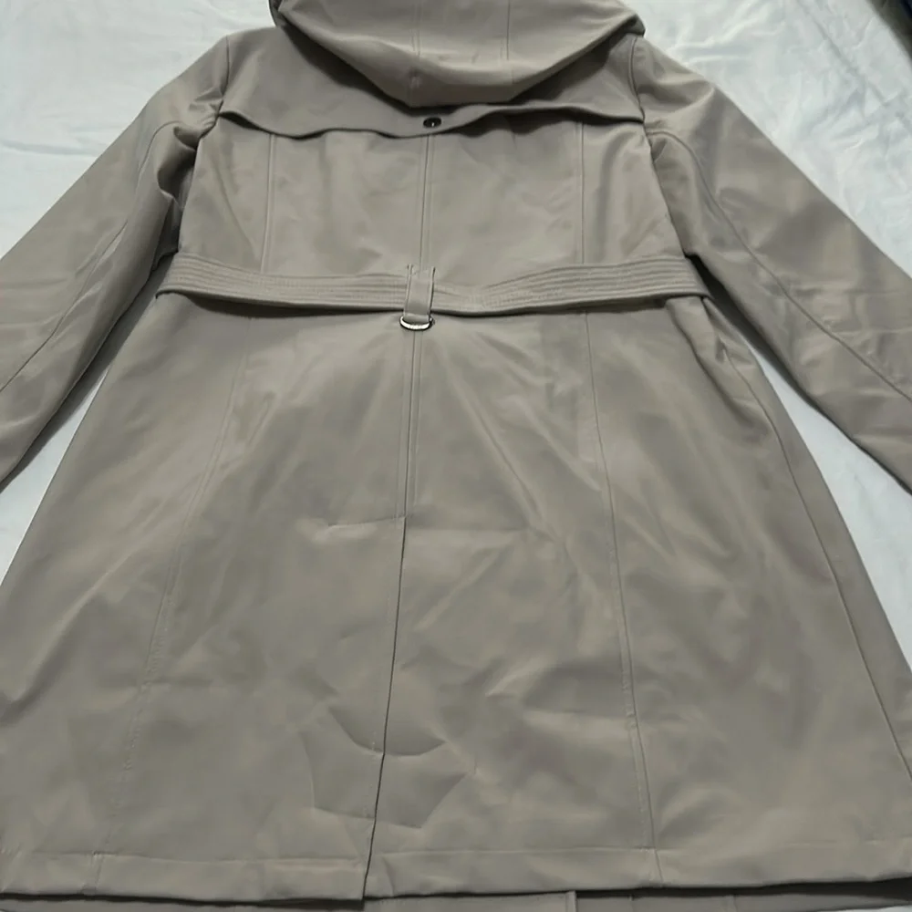 NWT Calvin Klein Women’s Trench Coat color oyster size M, L - Picture 6 of 10